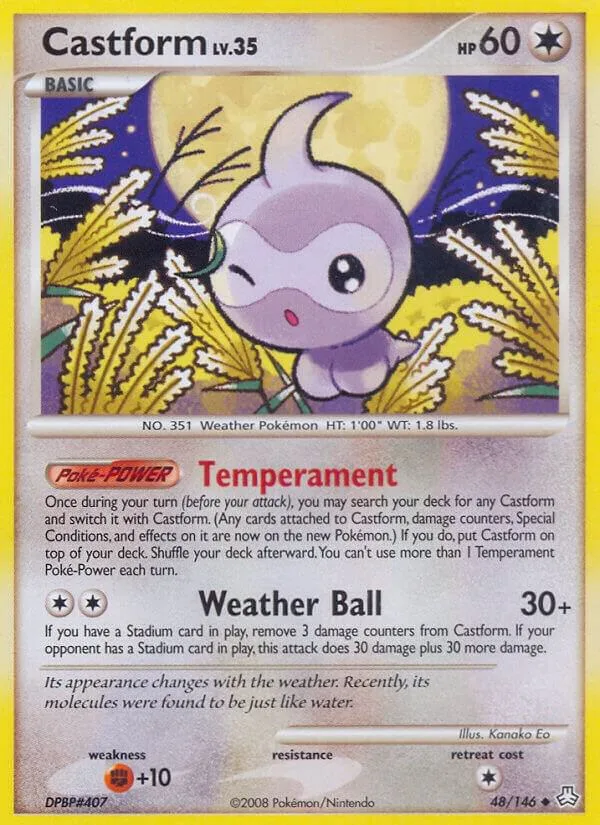 Castform card front