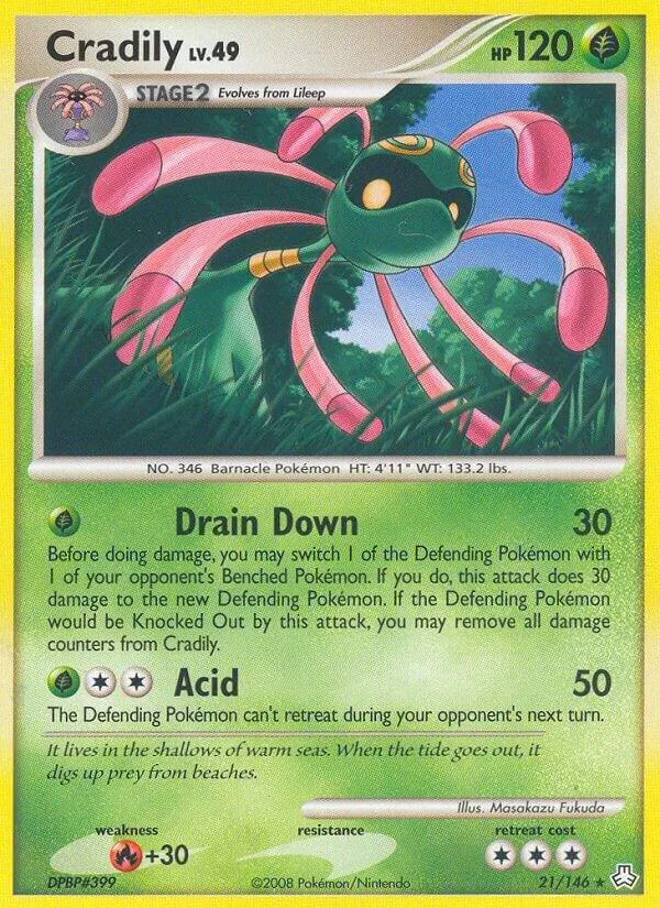 Cradily card front