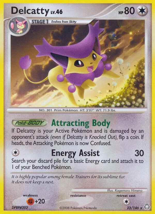 Delcatty card front