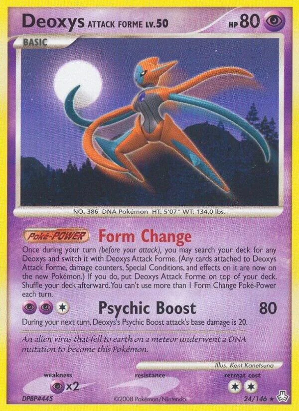 Deoxys Attack Forme card front