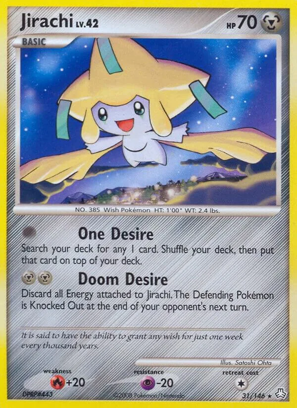Jirachi card front