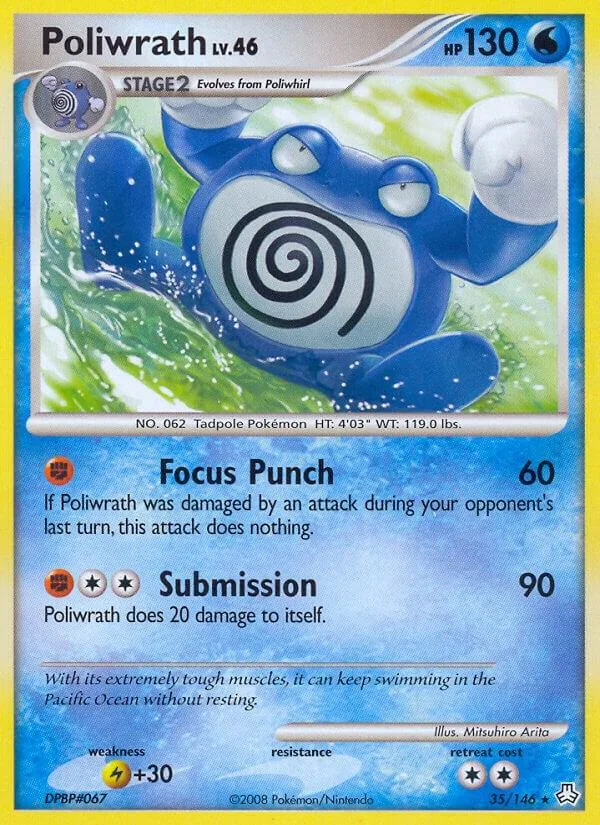 Poliwrath card front