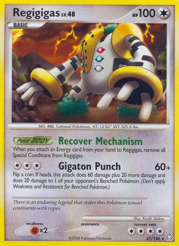 Regigigas card front