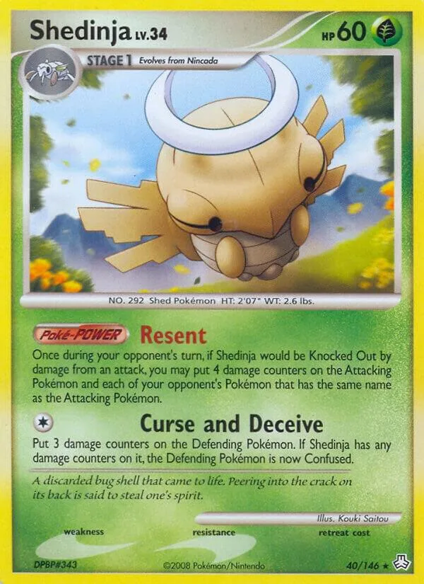 Shedinja card front