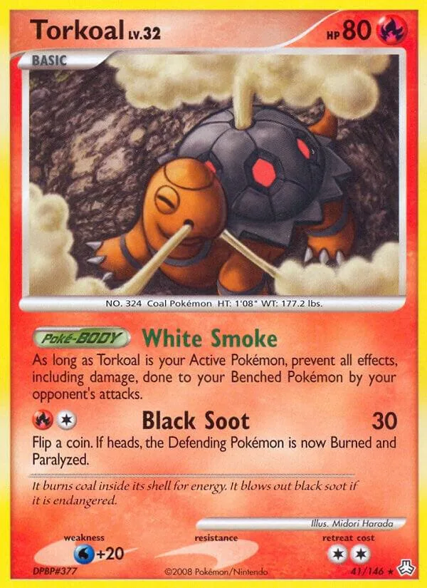 Torkoal card front