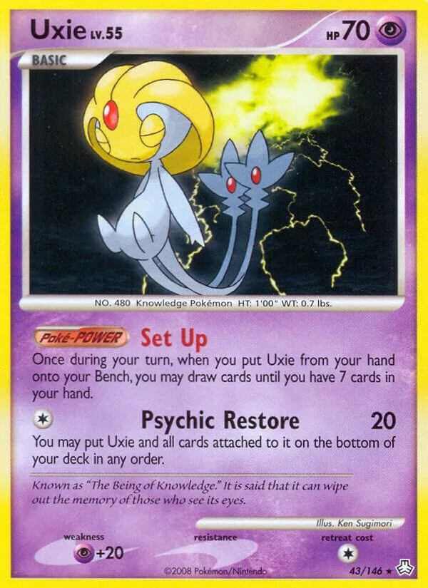 Uxie card front