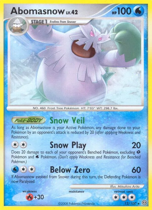 Abomasnow card front