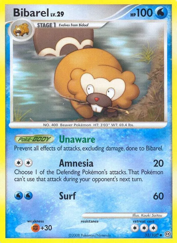 Bibarel card front