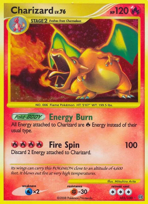 Charizard Holofoil card