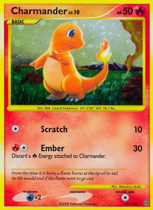 Charmander Holofoil card