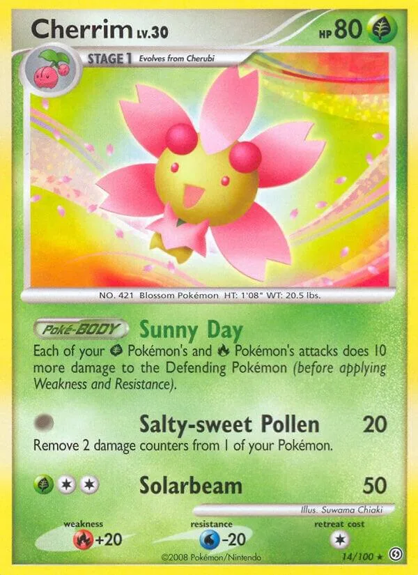 Cherrim card front
