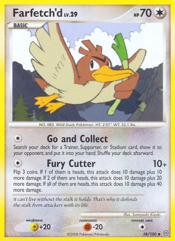 Farfetch'd card front