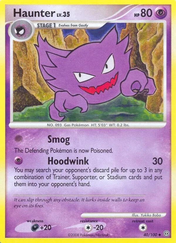 Haunter card front