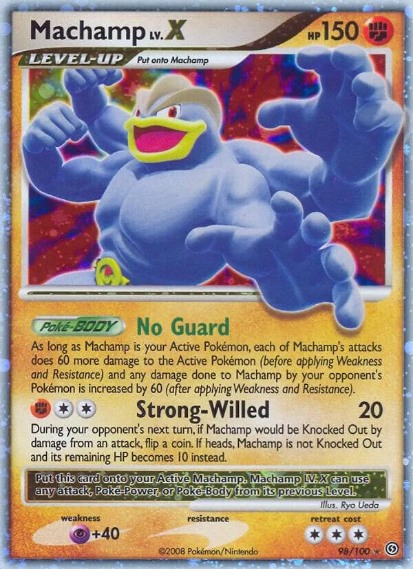Machamp LV.X Holofoil card
