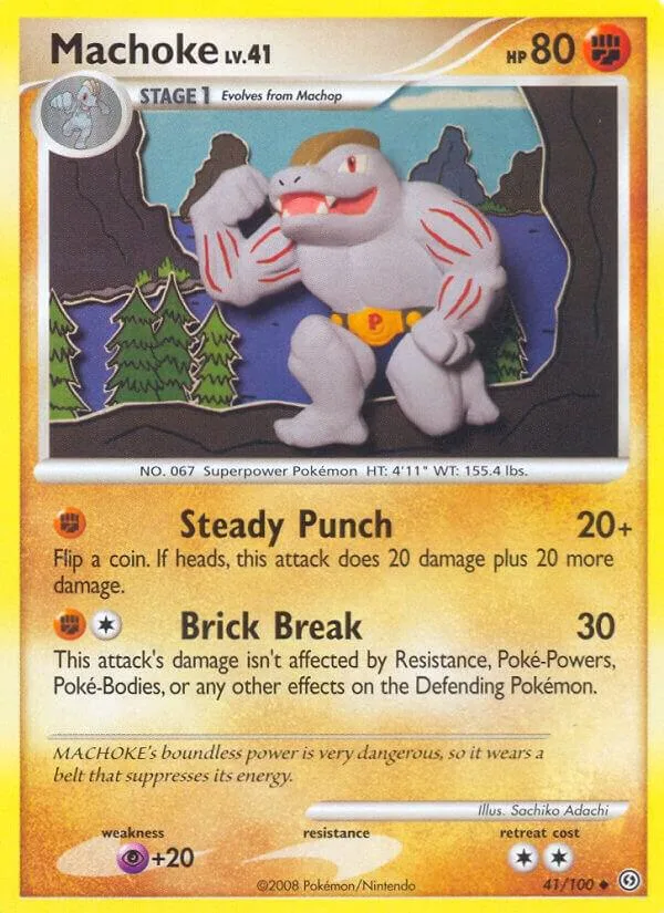 Machoke card front