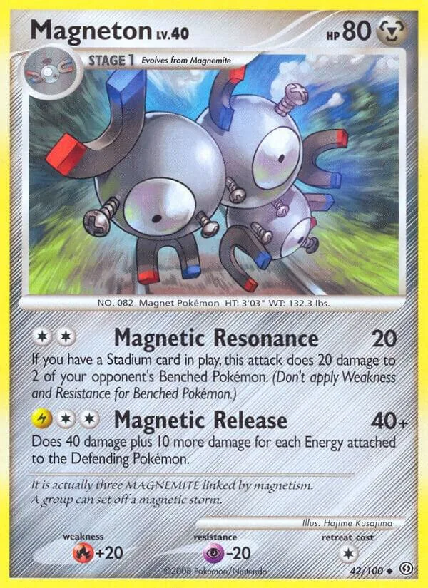 Magneton card front