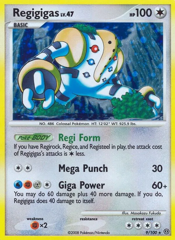 Regigigas card front