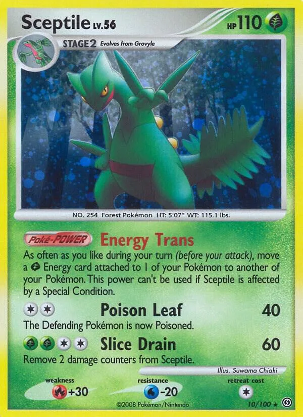 Sceptile card front