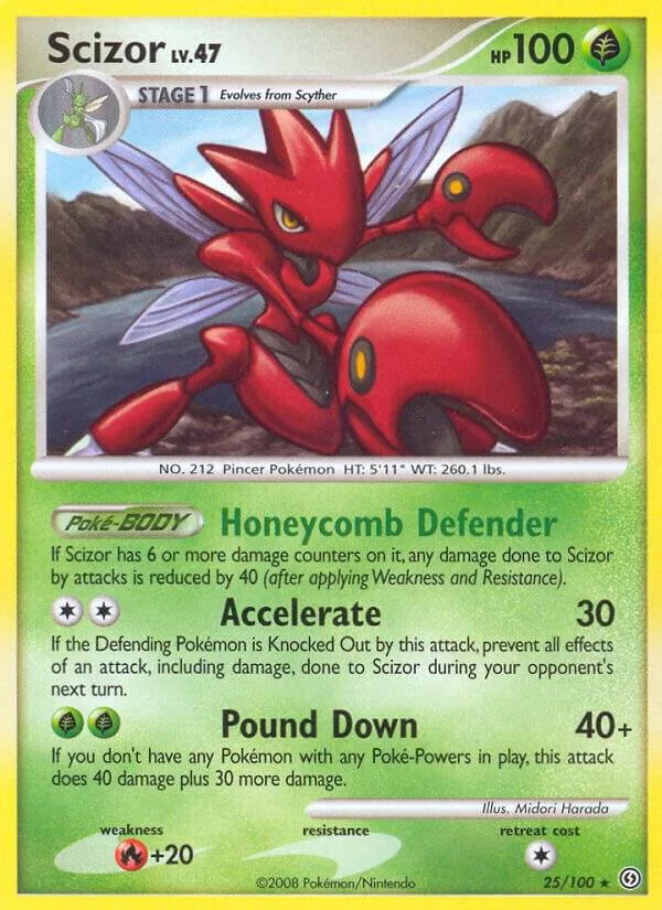 Scizor card front