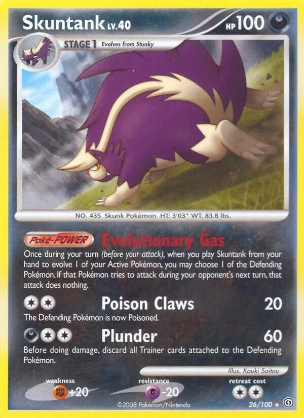 Skuntank card front