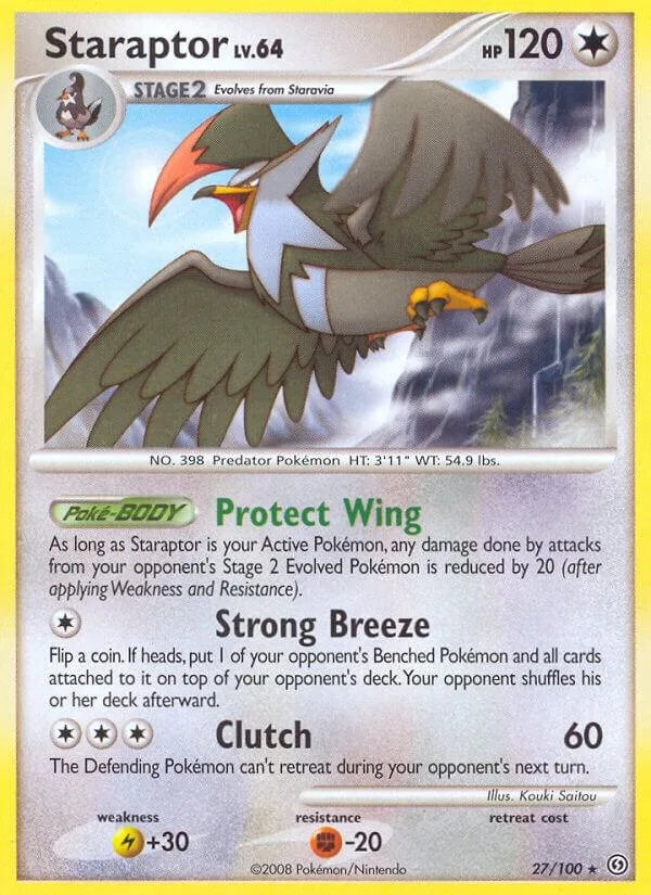Staraptor card front