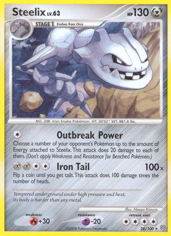 Steelix card front