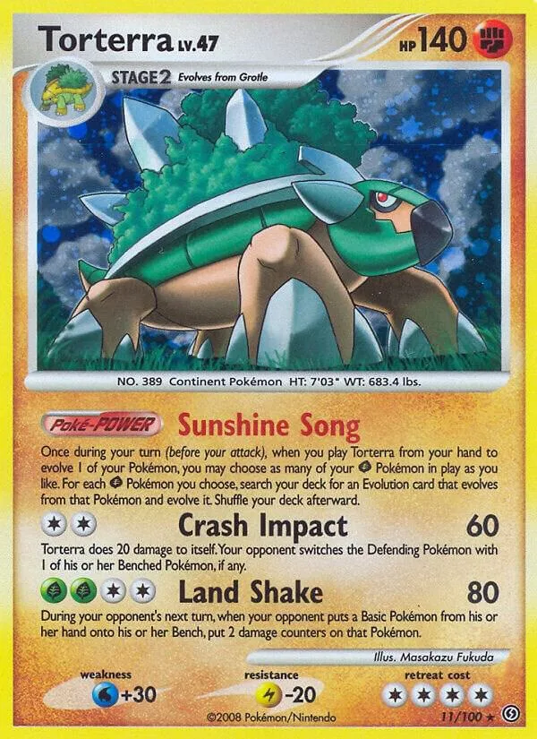 Torterra card front