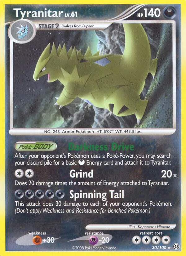 Tyranitar card front