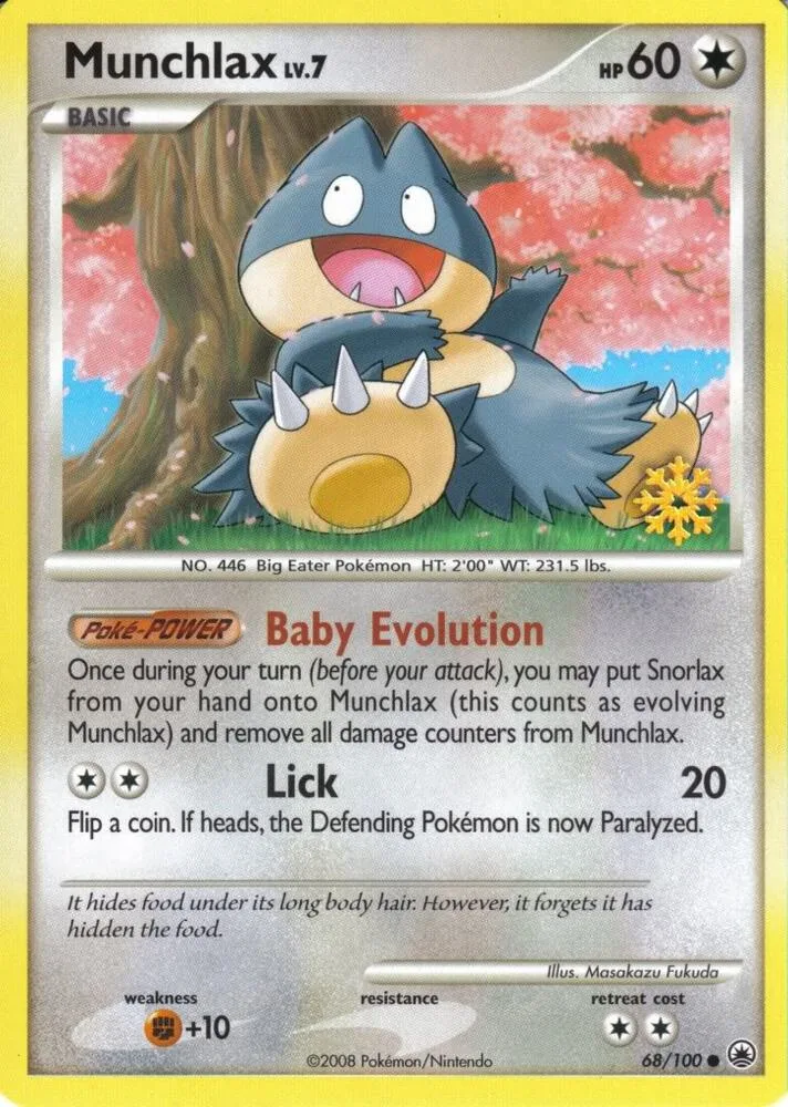 Munchlax card front