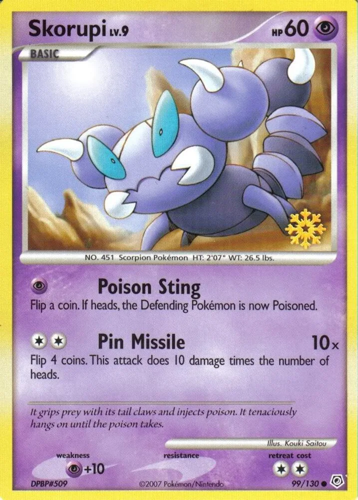 Skorupi card front