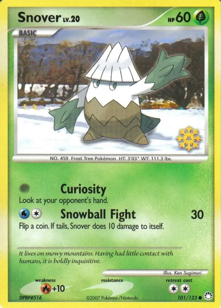 Snover card front