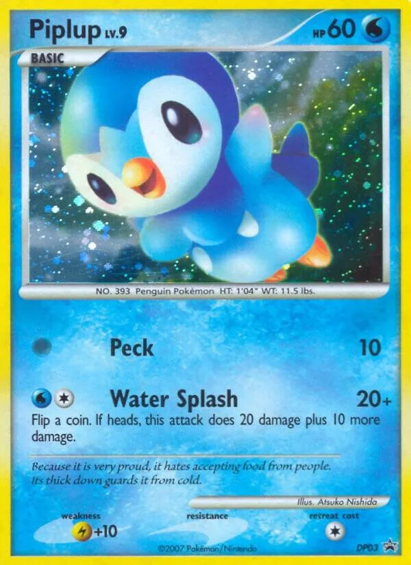 Piplup card front