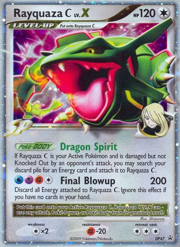Rayquaza C LV.X Holofoil card