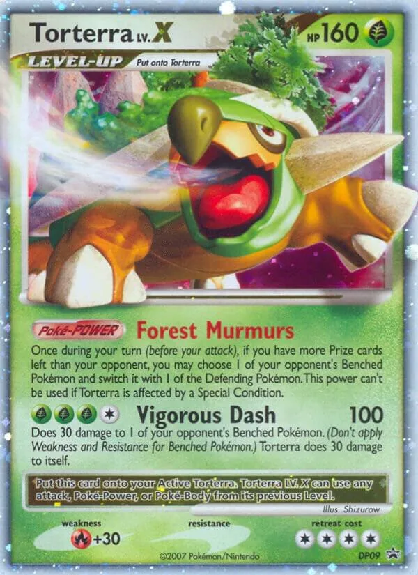 Torterra LV.X card front