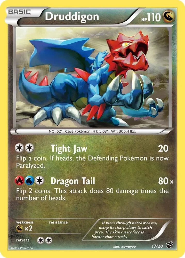 Druddigon card front