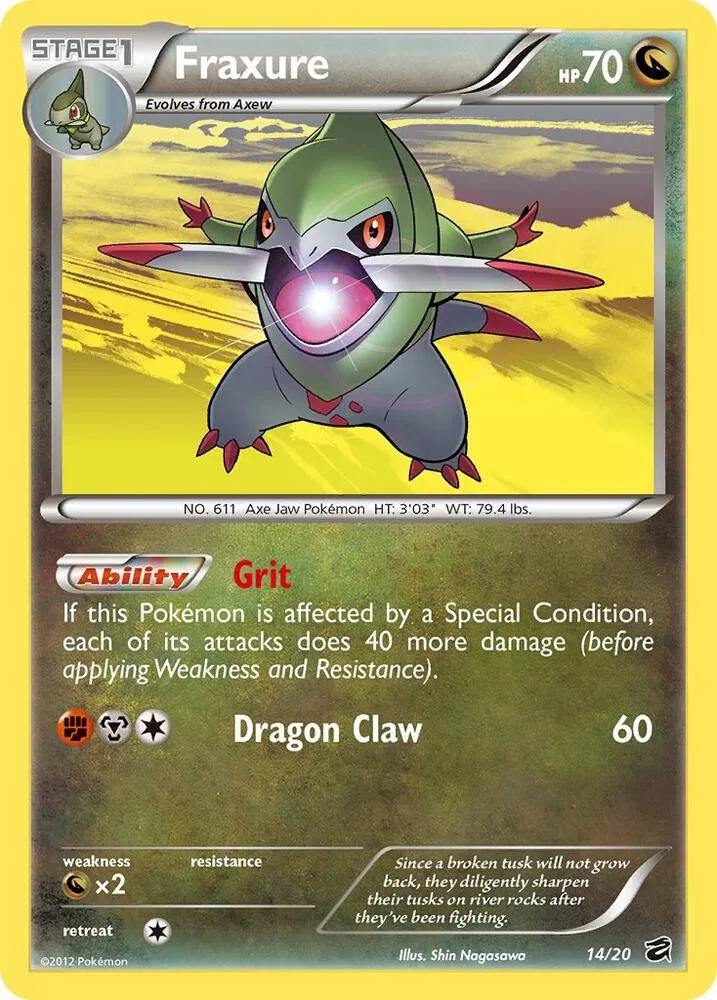 Fraxure card front