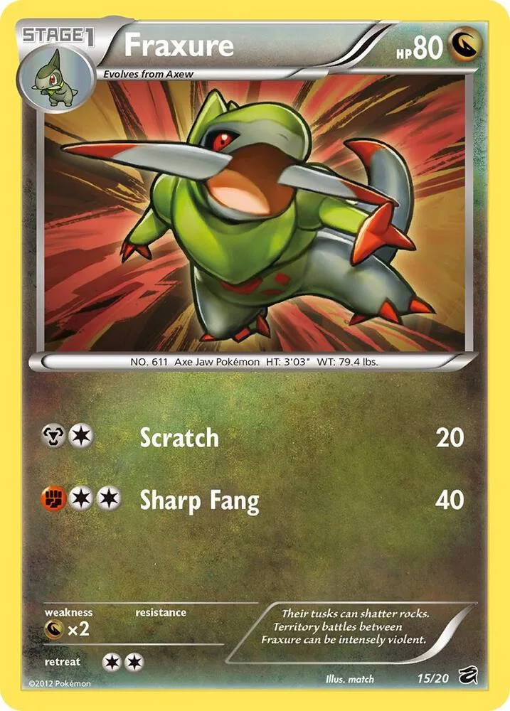 Fraxure card front
