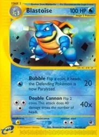 Blastoise card front