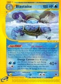 Blastoise card front