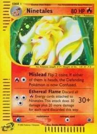 Ninetales card front