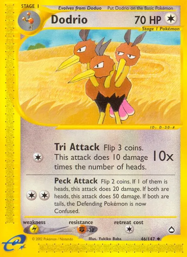 Dodrio card front