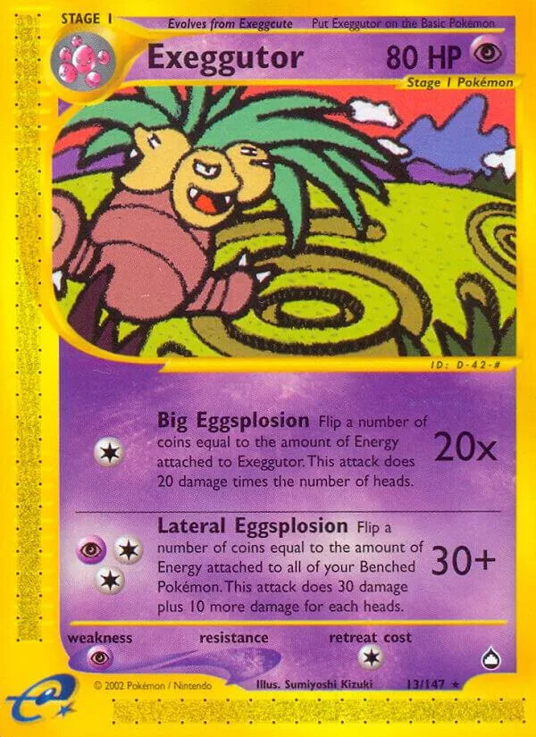 Exeggutor card front