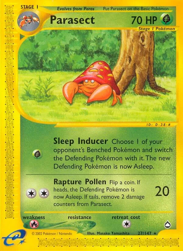 Parasect card front