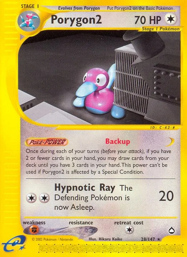 Porygon2 card front