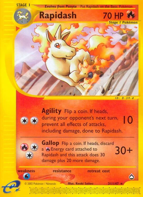Rapidash card front