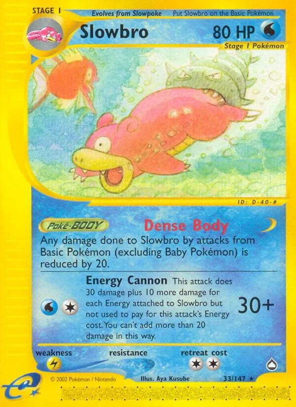 Slowbro card front