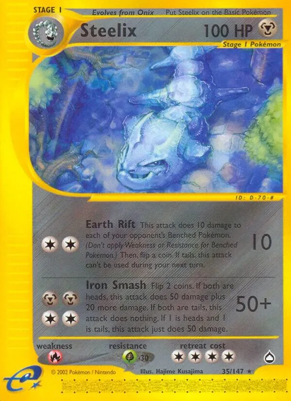 Steelix card front