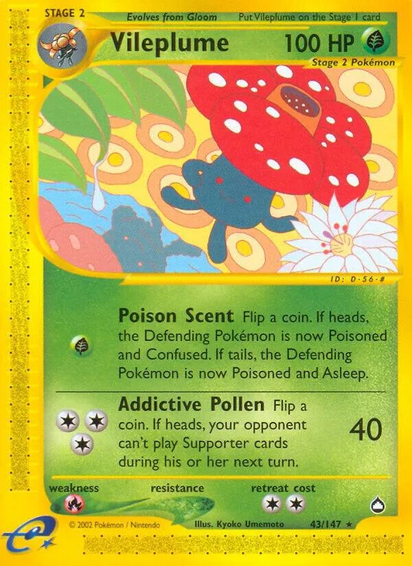 Vileplume card front