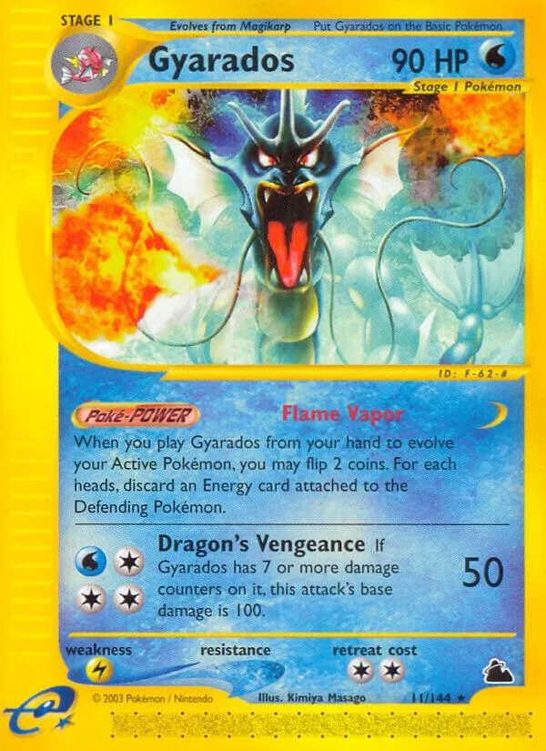 Gyarados card front