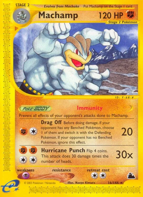 Machamp card front